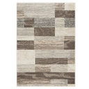 L'Baiet Rugs Brown Striped 4'x6'