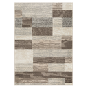 L'Baiet Rugs Brown Striped 8'x10'