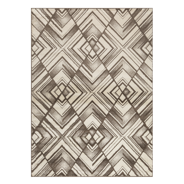 ****L'Baiet Rugs Beige Geometric 4'x6'