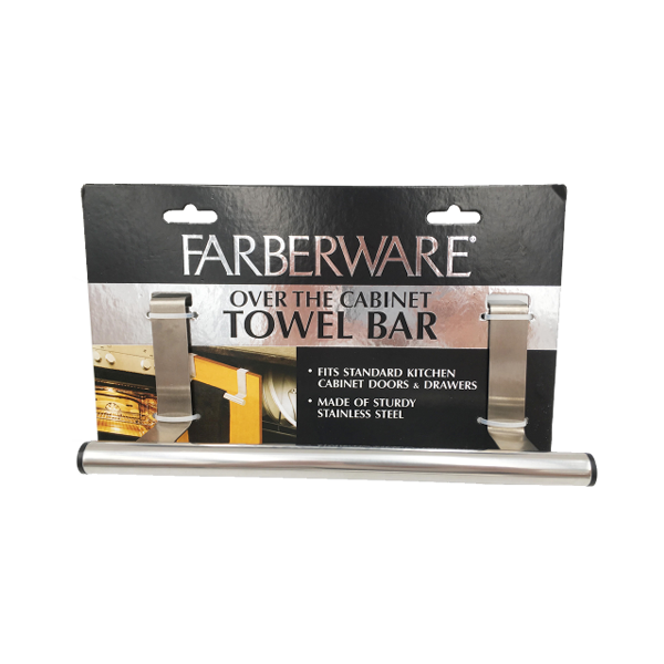 Farberware Over-Cabinet Towel Bar 9.1in