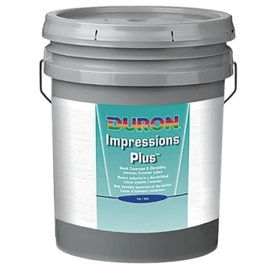 ****Duron Impressions Plus Int/ Ext Flat White Base 5 Gal