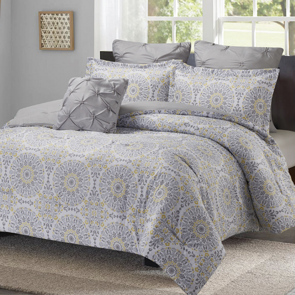 Brighton Home Collection 6pc Queen Comforter Set, Aisha