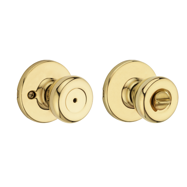 Kwikset Polished Brass Tylo Privacy/ Bed &amp; Bath Knob