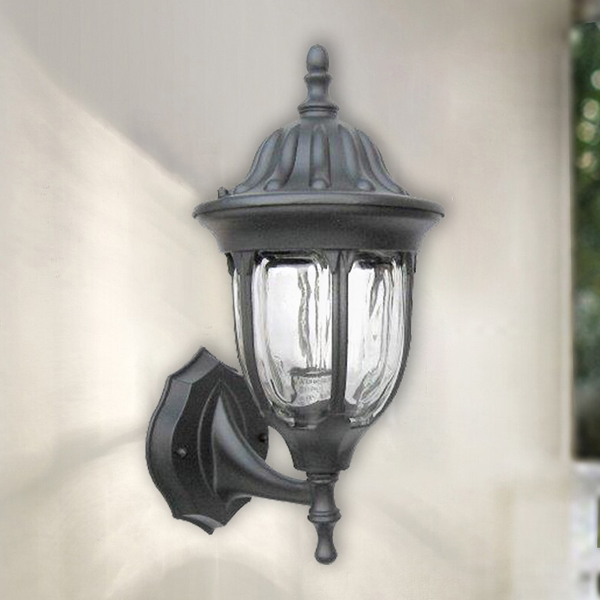 Royal Homes Outdoor Wall Light E27 60W, Black