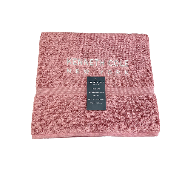 ****Kenneth Cole Bath Mat 18x30in Pink