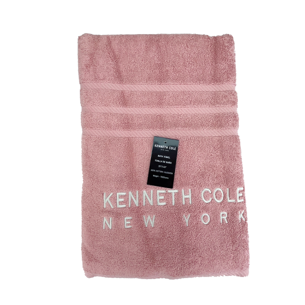 ****Kenneth Cole Bath Towel 30x60in Pink