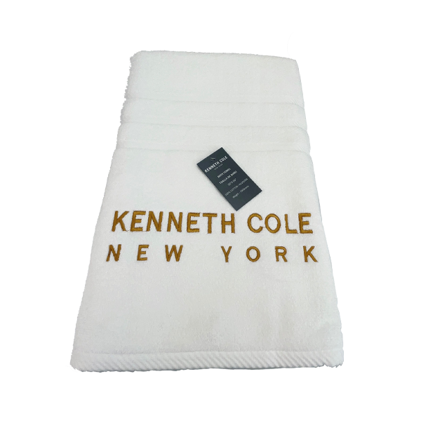 ****Kenneth Cole Bath Towel 30x60in White