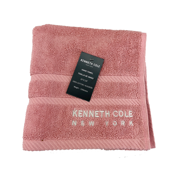 ****Kenneth Cole Hand Towel 16x24in Pink