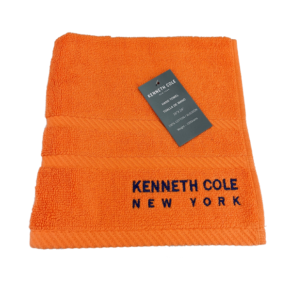 ****Kenneth Cole Hand Towel 16x24in Orange