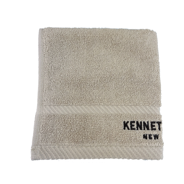 ****Kenneth Cole Face Towel 13in Brown