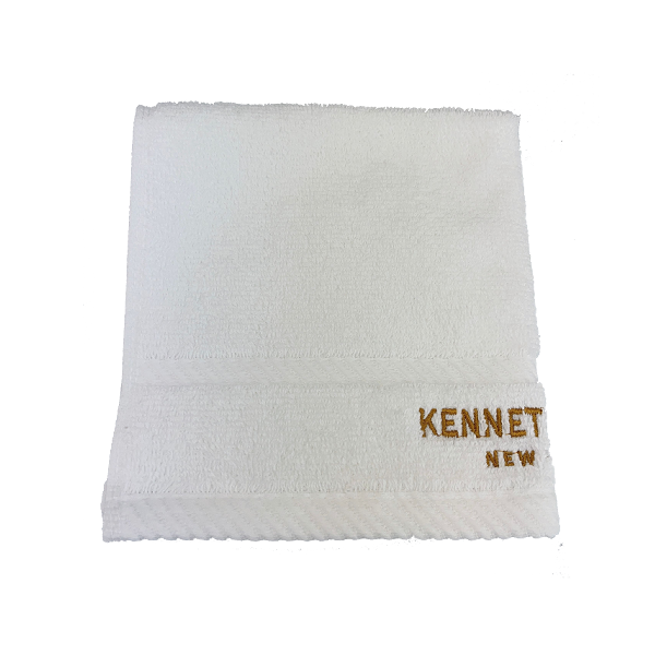 ****Kenneth Cole Face Towel 13in White