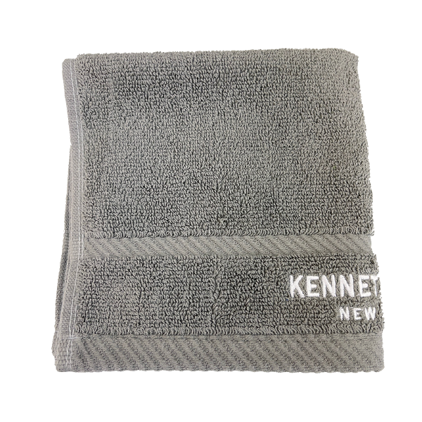 ****Kenneth Cole Face Towel 13in Medium Grey