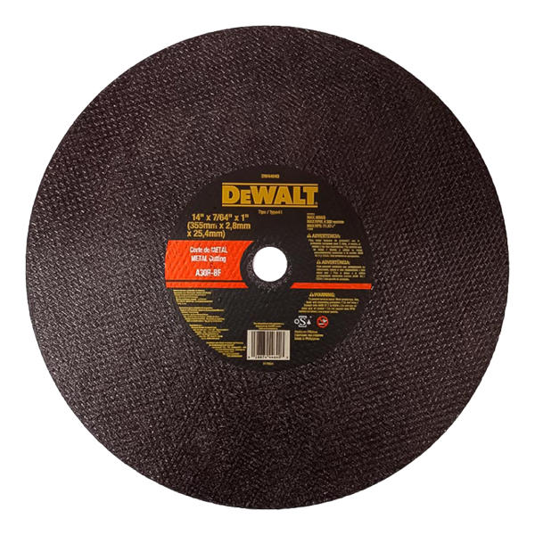 ****DeWalt Abrasive Metal Cutting Disc 14 in x 7/64 in x 1 in