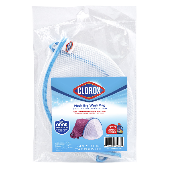 Clorox Mesh Bra Wash Bag 9.4 x 7.5 x 6 In.