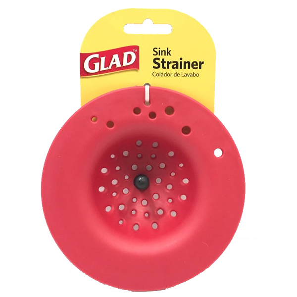 ****Glad Sink Strainer, Red