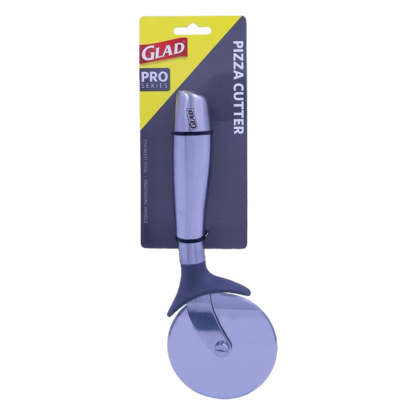 ****Glad Pizza Cutter with Easy Grip Handle, Grey