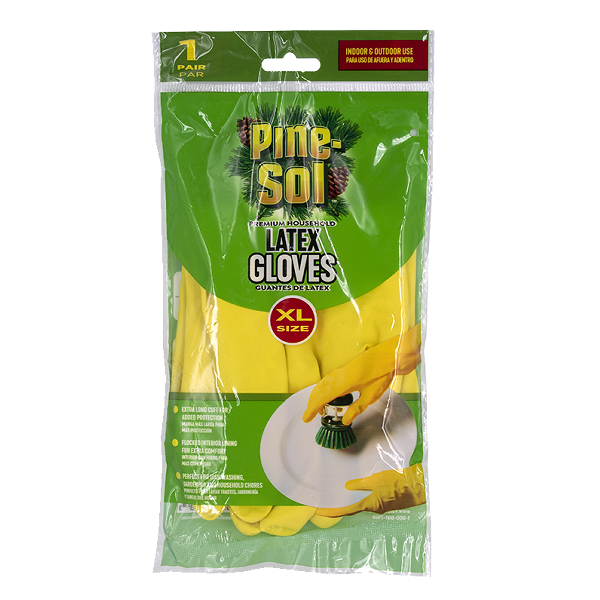 ****Pine-Sol Latex Gloves XL