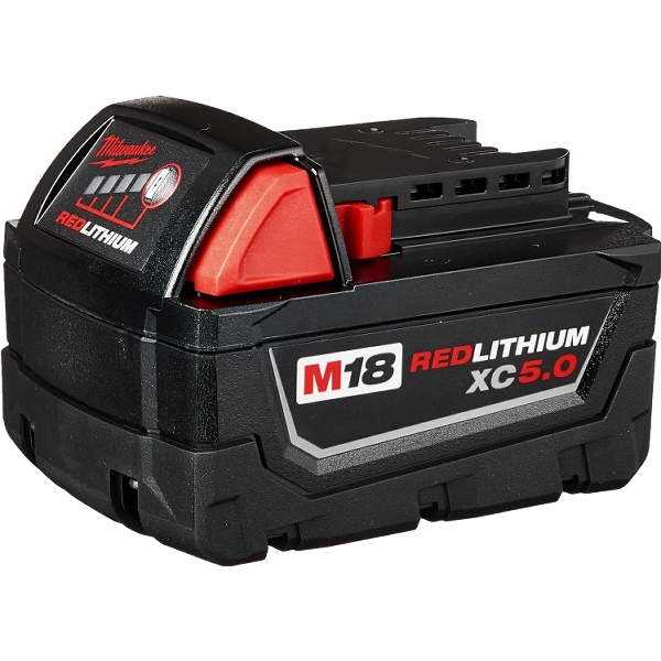 Milwaukee M18 REDLITHIUM XC 18 Volt Lithium-Ion 5.0 Ah Resistant Tool Battery