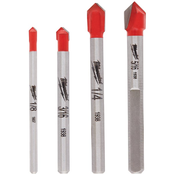 ****Milwaukee 4-Piece Glass and Tile Bit Set