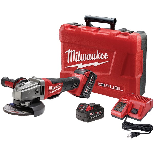 ****Milwaukee M18 FUEL 18-Volt Lithium-Ion 4-1/2 In - 5 In. Brushless Cordless Angle Grinder Kit with Paddle Switch, No-Lock