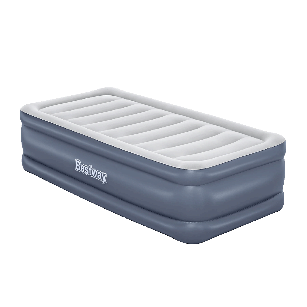 Bestway Tritech Twin Air Mattress with Built-in AC Pump 75 x 38 x 20 In. /1.91m x 97cm x 51cm