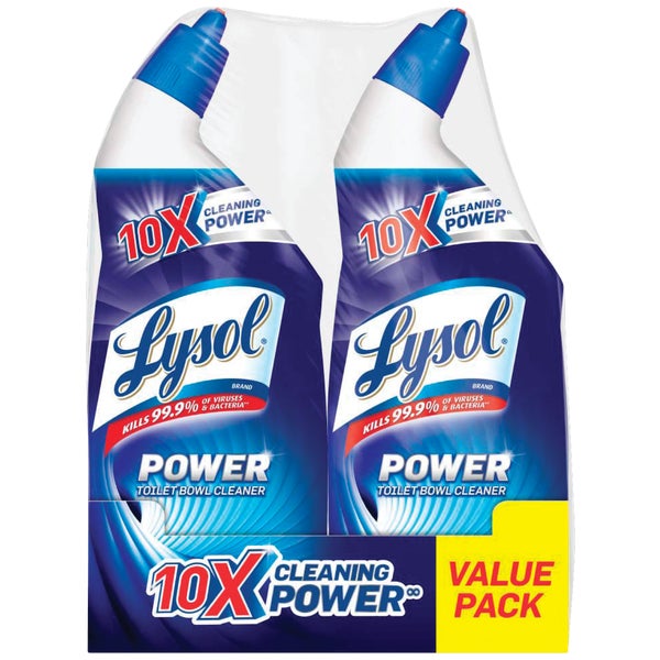 Lysol Power Toilet Bowl Cleaner 24 oz. (2-Pack)