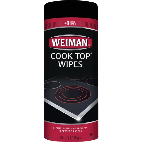 Weiman Cook Top Cleaning Wipe 7 In. x 8 In. (30 Count)