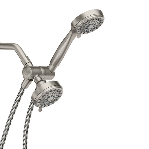 ****Moen Ignite Five-Function 3-3/4 In. Diameter Standard Spray Head With Handheld Shower, Spot Resist Brushed Nickel