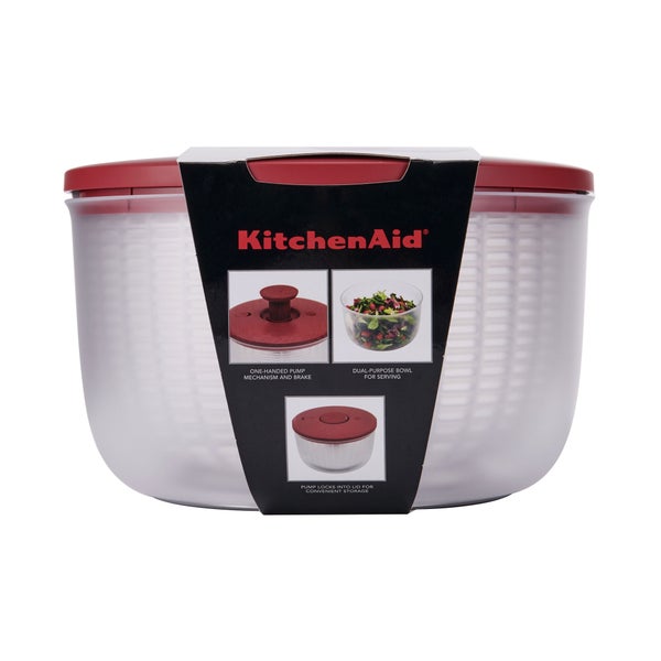 KitchenAid Salad Spinner 7.43 Quart, Empire Red