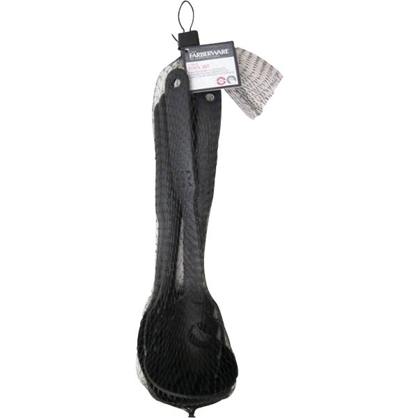 ****Farberware Nylon Cooking Tools in Mesh Bag, Black (5-Piece)