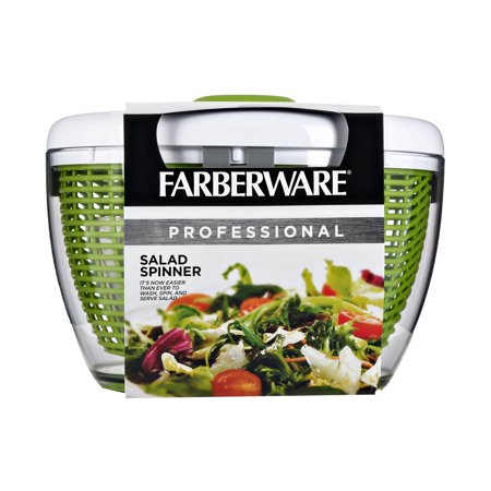 Farberware Professional Salad Spinner, Green with White Lid