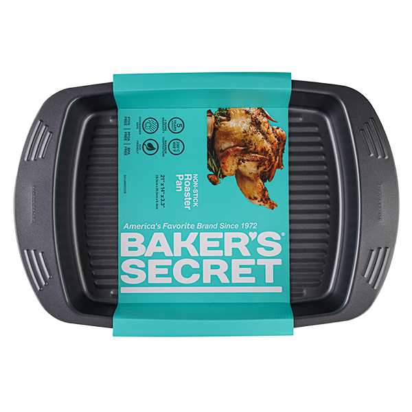 ****Baker's Secret Essential Deep Roaster Pan