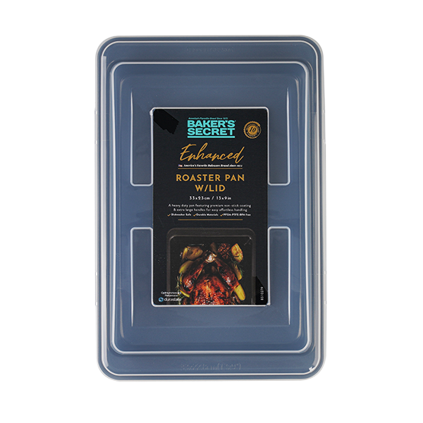****Baker's Secret Enhance Collection Roaster Pan