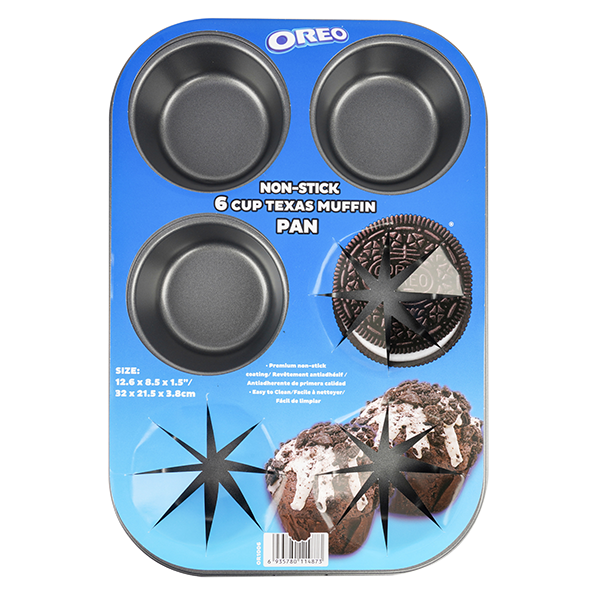 ****Oreo 6-cup Texas Muffin Pan 32x21.5x3.8cm