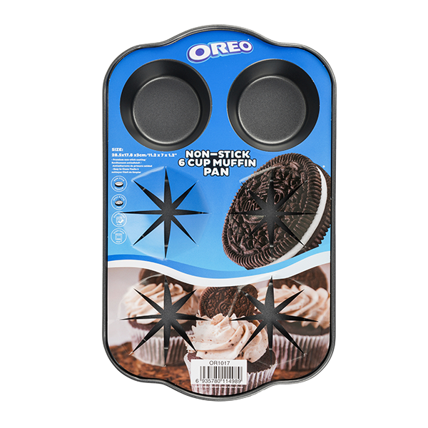 Oreo 6-cup Muffin Pan 28.5x17.8x3cm