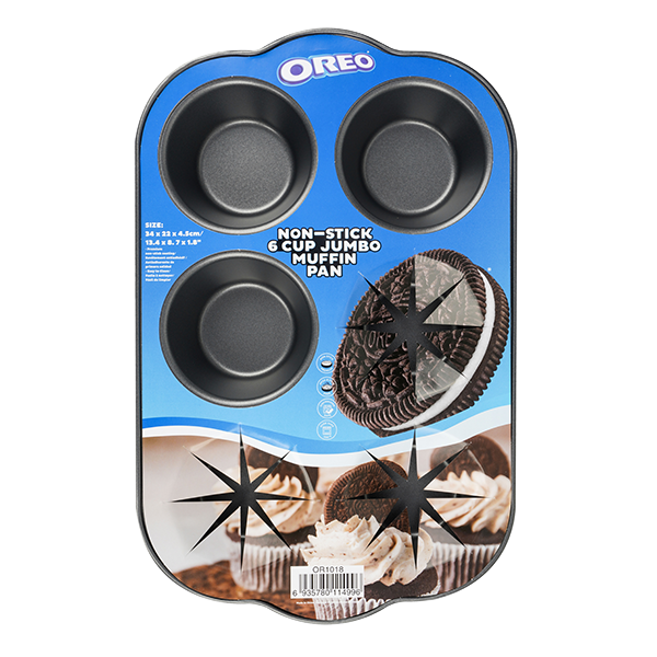 Oreo 6-cup Jumbo Muffin Pan 34x22x4.5cm