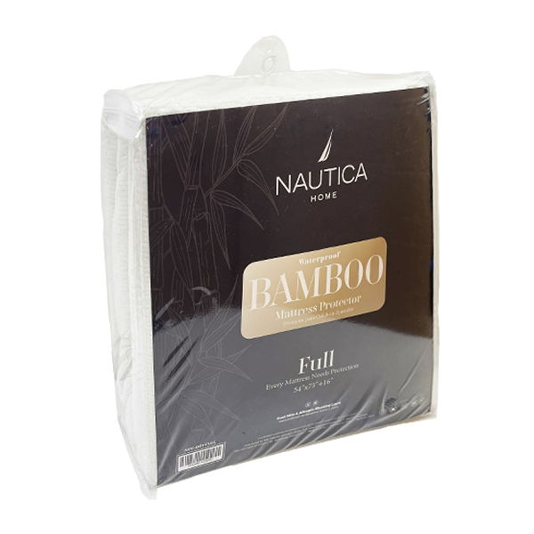 Nautica Bamboo Mattress Protector Queen 60 x 80 x 16 In.