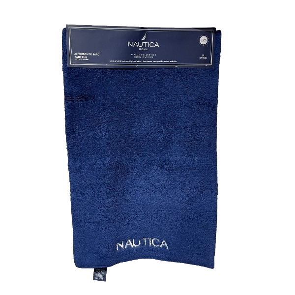 ****Nautica Bath Mat 15.75 x 23.5 In. Navy