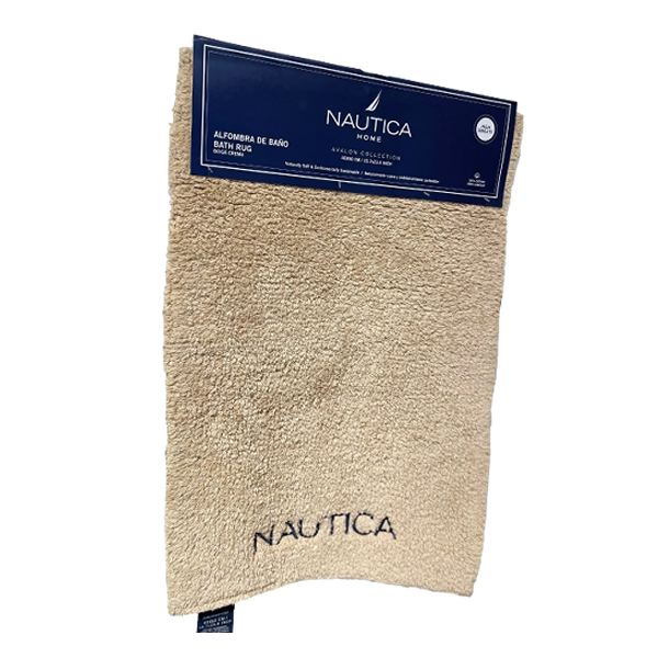 ****Nautica Bath Mat 15.75 x 23.5 In. Beige