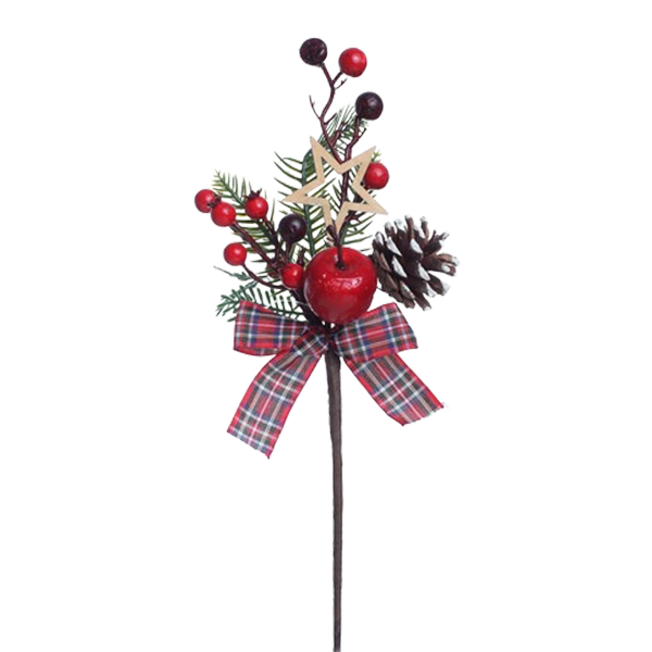 Miro Christmas Pick 32cm Red/ Green