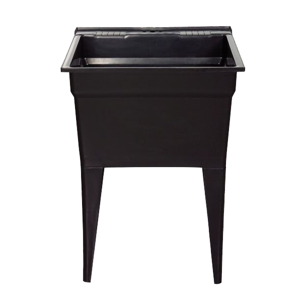 Technoform Classic Laundry Tub 24 In. Black