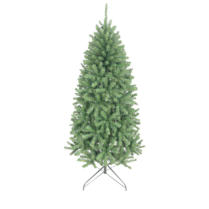 Oncor Christal Slim Fir Hinge Christmas Tree 5.5 Ft. (165cm)