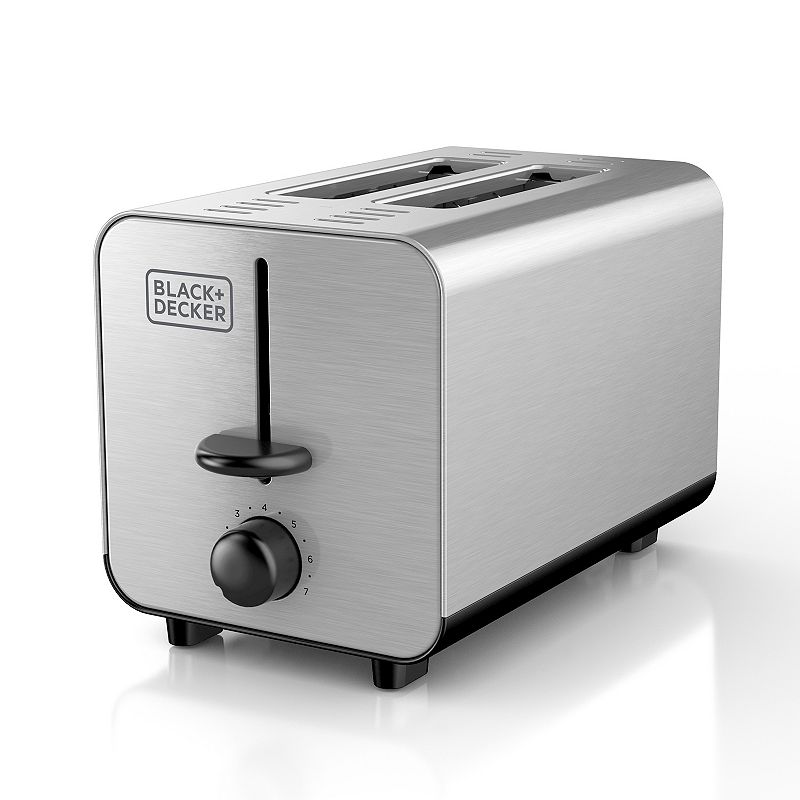 Black &amp; Decker 2-Slice Toaster, Stainless Steel