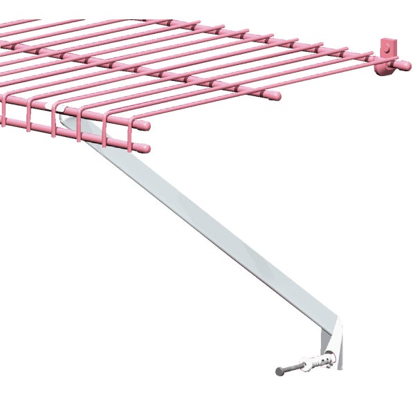 ClosetMaid Shelving Support Bracket 12 In. White (12-Pack)