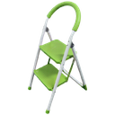Max Motor 2-Step Ladder, Blue / Green / Pink