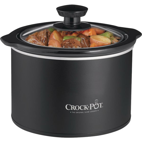 Crock-Pot Manual Slow Cooker Round 1.5 Qt. Black