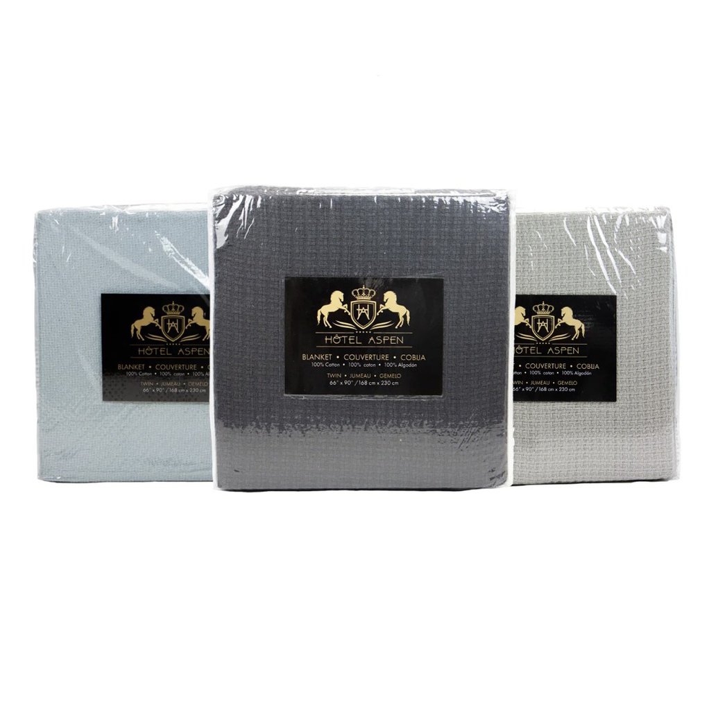 ****Hotel Cotton Blanket 66 x 90 In. Assorted