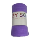 ****Cozy Polar Fleece Micro Throw, Purple