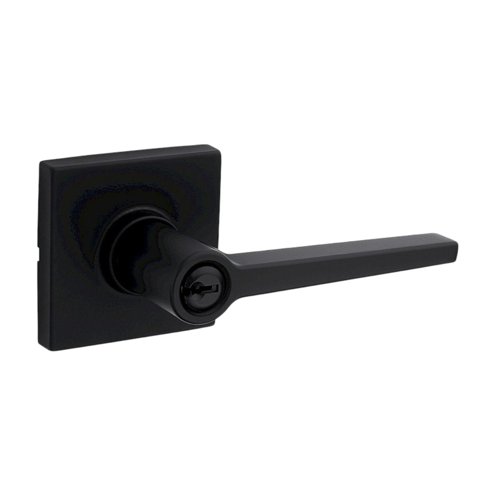 Kwikset Daylon Entry Lever Matte Black