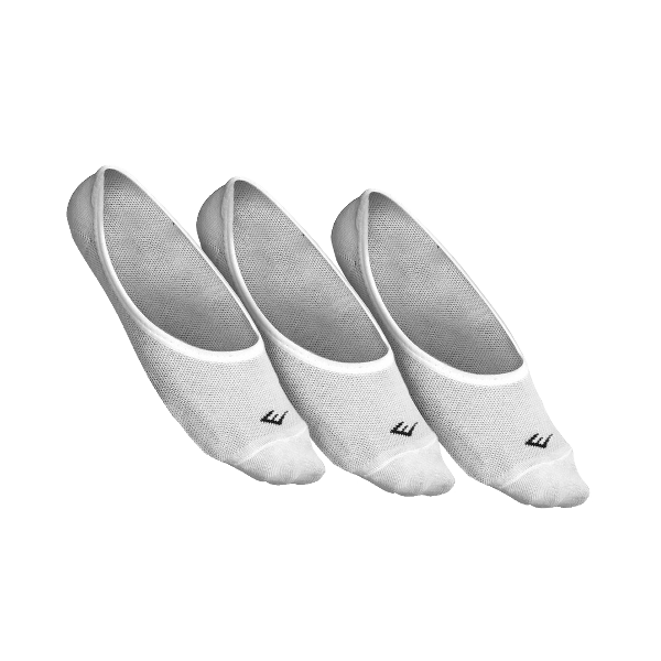 ****Everlast No-Show Socks (Size 10-13) Poly 3-Pack, White